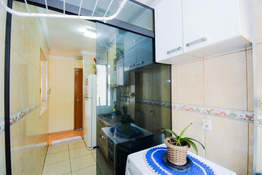 Área de Serviço de apartamento à venda com 2 quartos, 45m² em Ponte Grande, Guarulhos