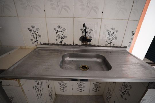 Cozinha de apartamento para alugar com 3 quartos, 120m² em L-1, Qd79 Vila Redencao, Goiânia
