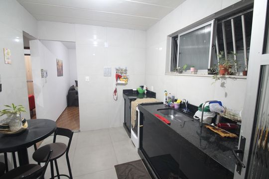 Cozinha de apartamento para alugar com 2 quartos, 63m² em Bairro da Glória, Contagem