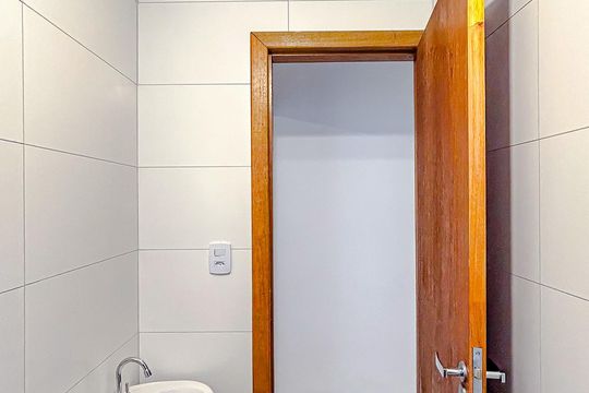 Banheiro de apartamento à venda com 2 quartos, 40m² em Vila Esperança, São Paulo