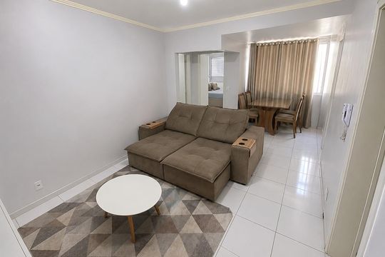 Sala de apartamento para alugar com 1 quarto, 79m² em Ideal, Novo Hamburgo