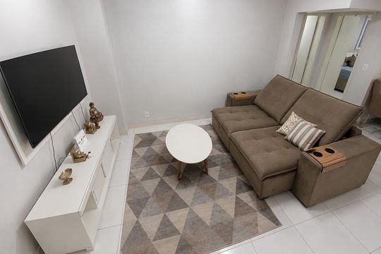 Sala de apartamento para alugar com 1 quarto, 79m² em Ideal, Novo Hamburgo