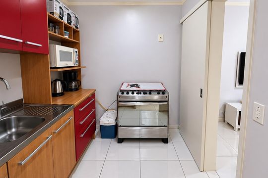 Cozinha de apartamento para alugar com 1 quarto, 79m² em Ideal, Novo Hamburgo