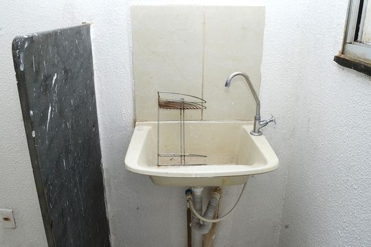 Área de serviço de apartamento para alugar com 2 quartos, 43m² em Jardim Vitoria, Belo Horizonte