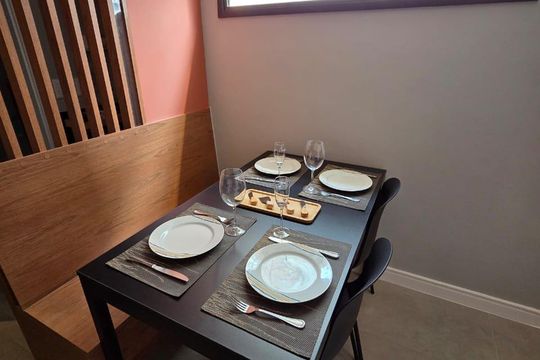 Cozinha de apartamento para alugar com 1 quarto, 25m² em Vila Mariana, São Paulo