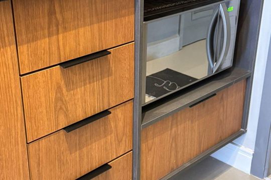 Cozinha de apartamento para alugar com 1 quarto, 25m² em Vila Mariana, São Paulo