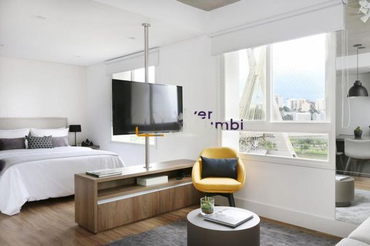 Apartamento para alugar com 1 quarto, 63m² em Cidade Monções, São Paulo