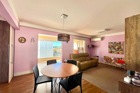 Sala de apartamento à venda com 2 quartos, 98m² em Parque das Flores, Campinas