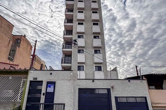 Fachada de apartamento à venda com 2 quartos, 42m² em Vila Progresso, Santo André