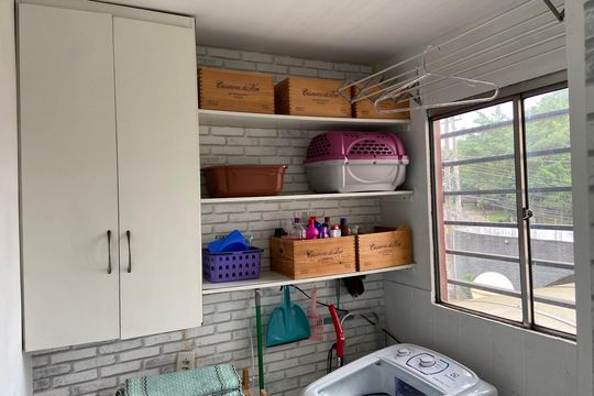Área de serviço de apartamento à venda com 2 quartos, 56m² em Parque Ipe, São Paulo