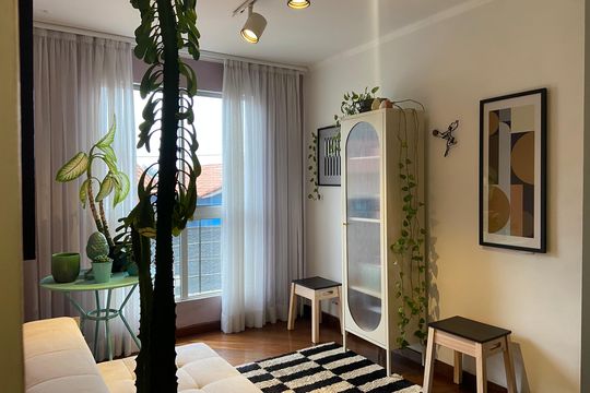 Sala de apartamento à venda com 2 quartos, 56m² em Parque Ipe, São Paulo