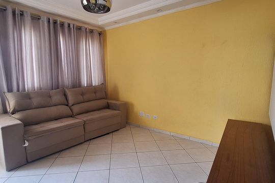 Sala de apartamento para alugar com 3 quartos, 89m² em Vila Camilópolis, Santo André
