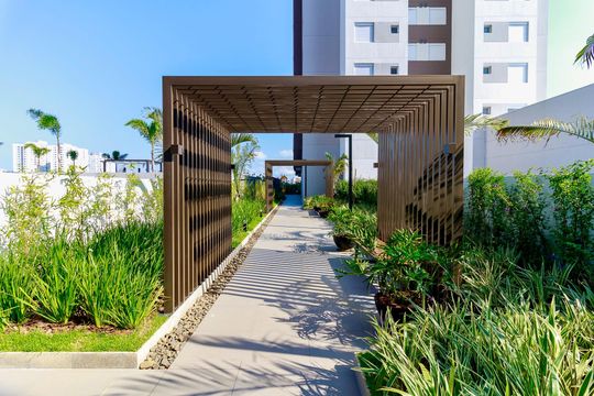 Área comum de apartamento à venda com 2 quartos, 71m² em Jardim Caravelas, São Paulo