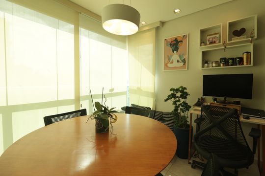 Sala de apartamento para alugar com 1 quarto, 40m² em Paraíso, São Paulo