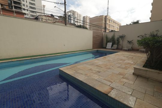 Área comum - Piscina de apartamento para alugar com 1 quarto, 40m² em Paraíso, São Paulo