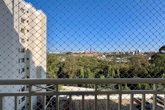 Vista da Sacada de apartamento à venda com 2 quartos, 60m² em Jardim Boa Esperança, Campinas