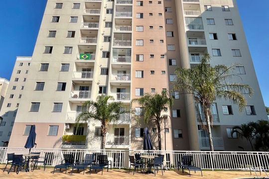 Fachada do bloco de apartamento à venda com 2 quartos, 60m² em Jardim Boa Esperança, Campinas