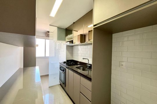  Cozinha de apartamento à venda com 2 quartos, 60m² em Jardim Boa Esperança, Campinas