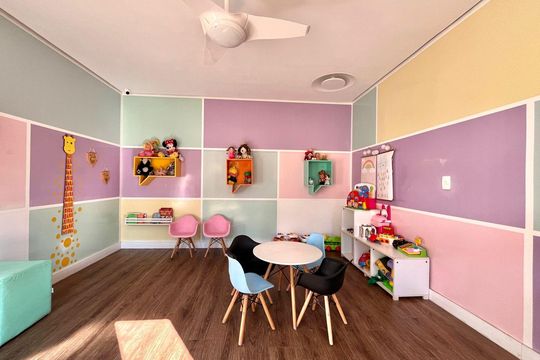 Área Comum - Brinquedoteca de apartamento à venda com 2 quartos, 60m² em Jardim Boa Esperança, Campinas