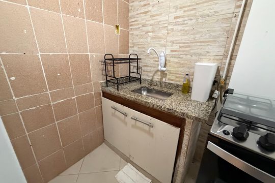 Cozinha  de apartamento para alugar com 2 quartos, 48m² em Jacarepaguá, Rio de Janeiro