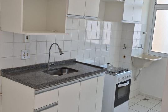 Cozinha de apartamento para alugar com 2 quartos, 60m² em Jardim Nossa Senhora do Carmo, Americana