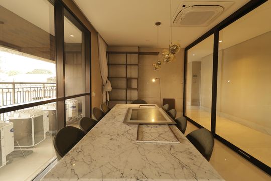Área comum - Coworking de apartamento à venda com 3 quartos, 144m² em Jardim Aurelia, São Paulo