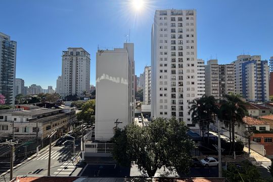 Vista de apartamento à venda com 1 quarto, 28m² em Vila Olímpia, São Paulo