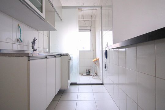 Cozinha de apartamento para alugar com 2 quartos, 46m² em Jardim Independência (são Paulo), São Paulo