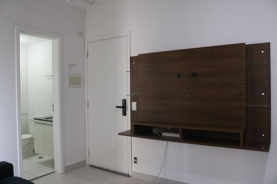 Sala de apartamento para alugar com 2 quartos, 33m² em Barra Funda, São Paulo