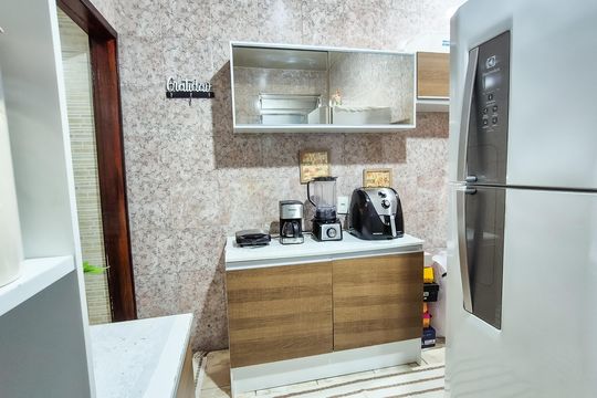Cozinha  de casa à venda com 1 quarto, 42m² em Jardim América, Rio de Janeiro