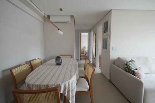 Sala de apartamento à venda com 3 quartos, 64m² em Vila Assunção, Santo André