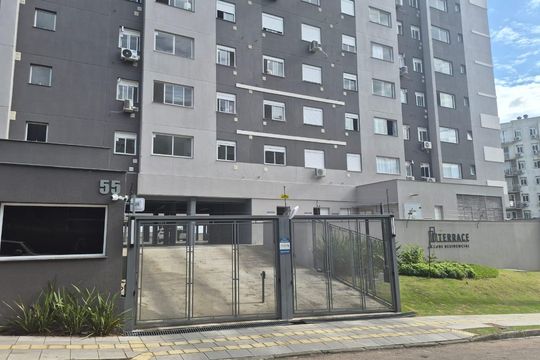 Fachada  de apartamento para alugar com 2 quartos, 55m² em Jardim Sabará, Porto Alegre