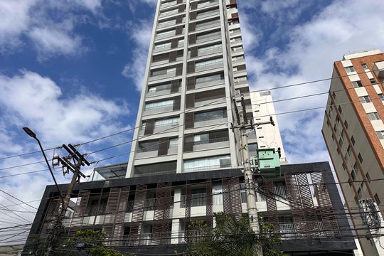 Fachada de kitnet/studio para alugar com 1 quarto, 21m² em Jardim das Acacias, São Paulo
