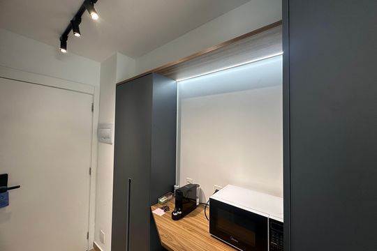 Studio de kitnet/studio para alugar com 1 quarto, 21m² em Jardim das Acacias, São Paulo