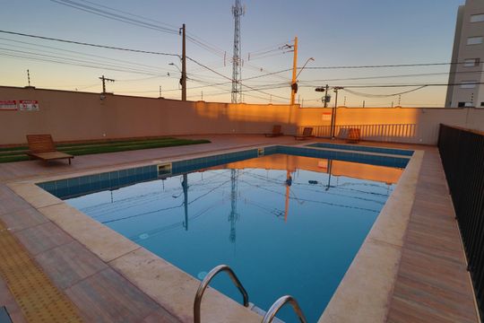 Área comum - Piscina de apartamento para alugar com 2 quartos, 46m² em Jardim Espanha, Uberlândia
