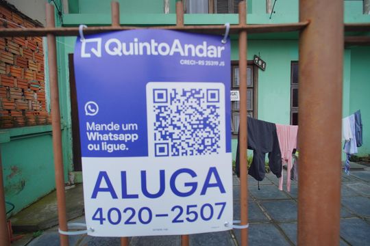 Placa de apartamento para alugar com 1 quarto, 45m² em Vargas, Sapucaia do Sul