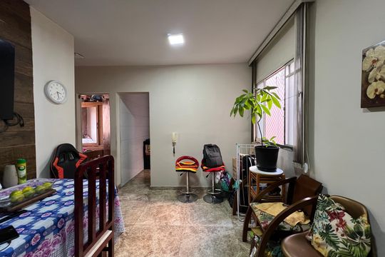 Sala de apartamento à venda com 2 quartos, 55m² em Rio Branco, Belo Horizonte