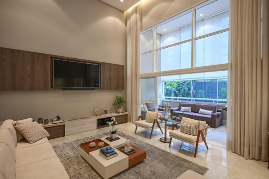 Sala de apartamento à venda com 4 quartos, 250m² em Vila Suzana, São Paulo
