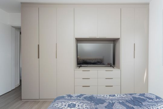 Closet da Suíte de apartamento à venda com 3 quartos, 81m² em Vila Isa, São Paulo