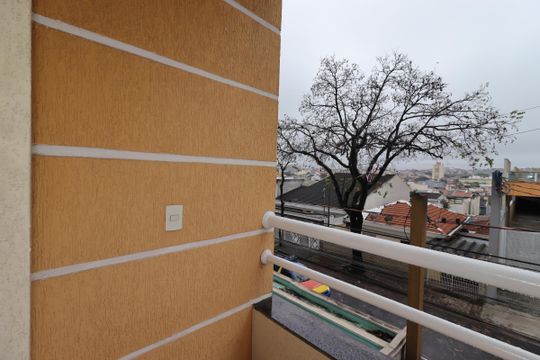 Sacada da Suíte de apartamento para alugar com 3 quartos, 87m² em Parque das Nações, Santo André