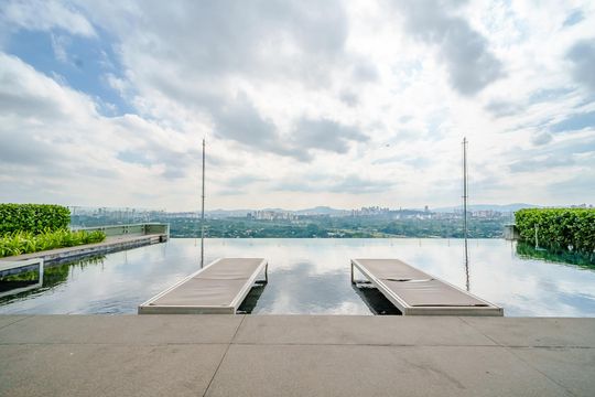 Área comum - Piscina de apartamento à venda com 1 quarto, 62m² em Butantã, São Paulo