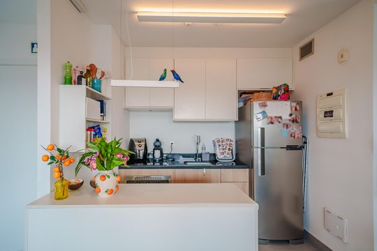 Cozinha de apartamento à venda com 1 quarto, 62m² em Butantã, São Paulo