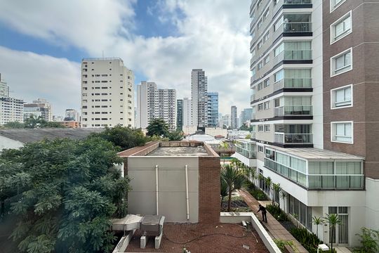 Vista de apartamento à venda com 1 quarto, 56m² em Vila Olímpia, São Paulo