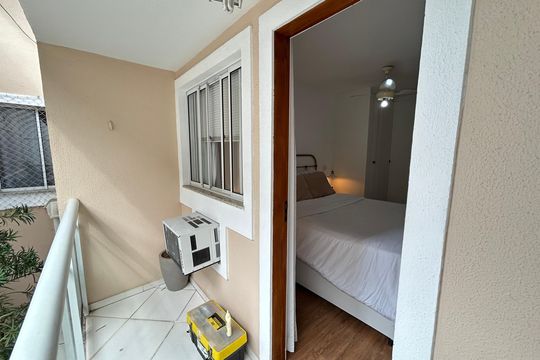 Varanda do Quarto 2 de casa à venda com 2 quartos, 96m² em Vila Valqueire, Rio de Janeiro