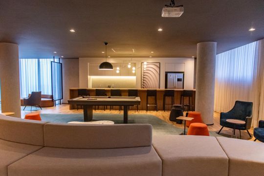 Área comum de kitnet/studio para alugar com 1 quarto, 27m² em Vila Mariana, São Paulo