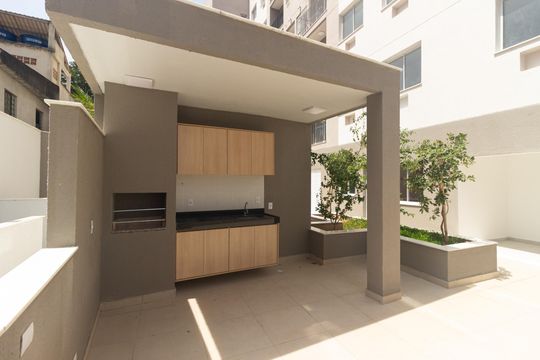 Área comum - Churrasqueira de apartamento à venda com 2 quartos, 51m² em Campo Grande, Rio de Janeiro