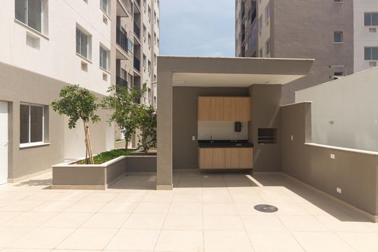 Área comum - Churrasqueira de apartamento à venda com 2 quartos, 51m² em Campo Grande, Rio de Janeiro