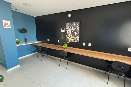 Área comum de apartamento para alugar com 2 quartos, 44m² em Jardim Maringa, São Paulo