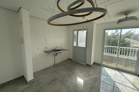 Sala de apartamento para alugar com 2 quartos, 44m² em Jardim Maringa, São Paulo