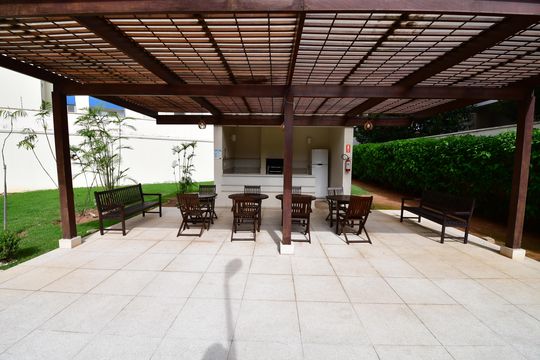 Área comum - Churrasqueira de apartamento à venda com 1 quarto, 47m² em Botafogo, Campinas